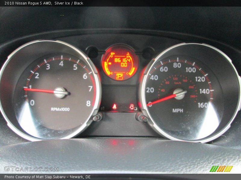 Silver Ice / Black 2010 Nissan Rogue S AWD