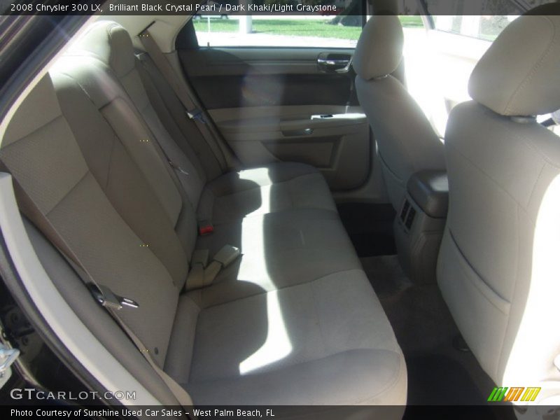 Brilliant Black Crystal Pearl / Dark Khaki/Light Graystone 2008 Chrysler 300 LX