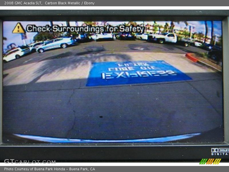 Carbon Black Metallic / Ebony 2008 GMC Acadia SLT