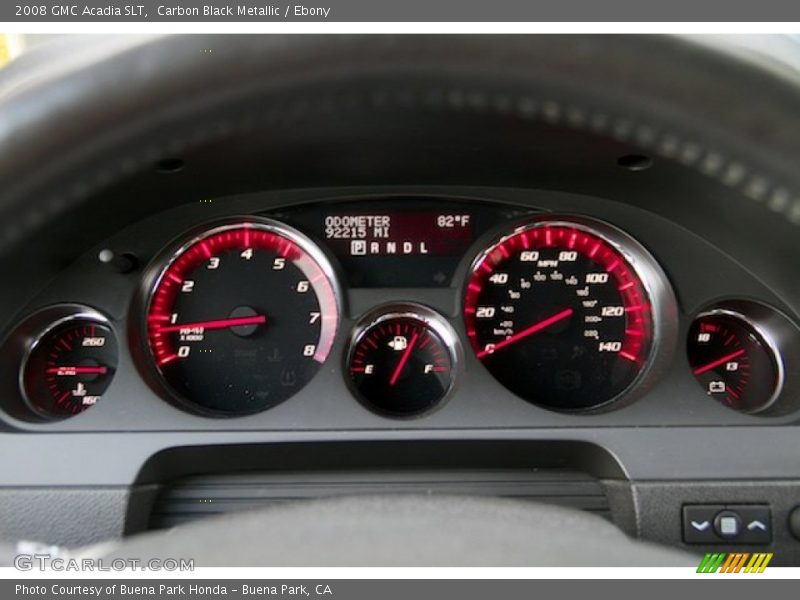 Carbon Black Metallic / Ebony 2008 GMC Acadia SLT