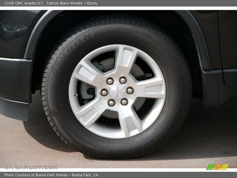 Carbon Black Metallic / Ebony 2008 GMC Acadia SLT
