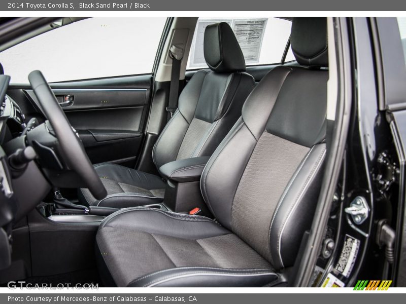  2014 Corolla S Black Interior