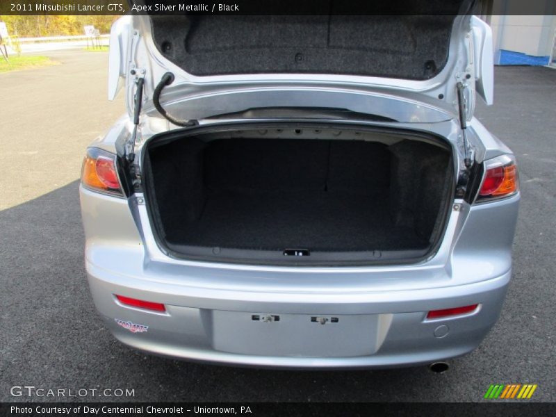 Apex Silver Metallic / Black 2011 Mitsubishi Lancer GTS