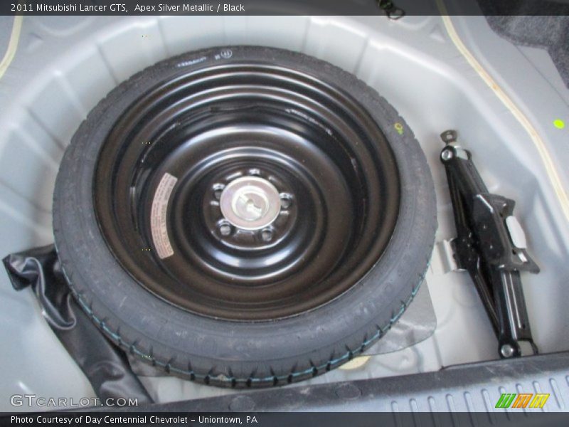 Apex Silver Metallic / Black 2011 Mitsubishi Lancer GTS