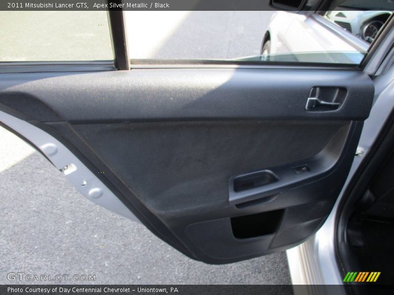 Apex Silver Metallic / Black 2011 Mitsubishi Lancer GTS