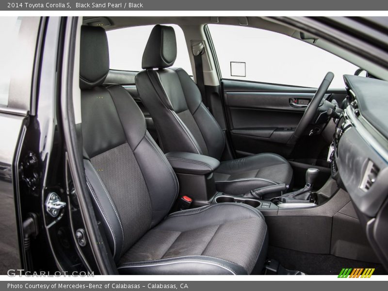 Front Seat of 2014 Corolla S