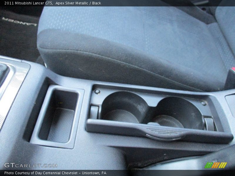 Apex Silver Metallic / Black 2011 Mitsubishi Lancer GTS