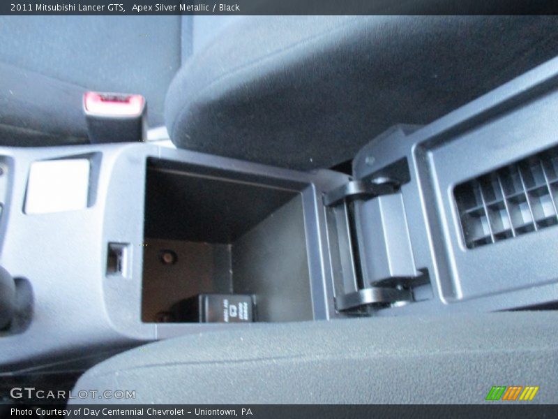Apex Silver Metallic / Black 2011 Mitsubishi Lancer GTS