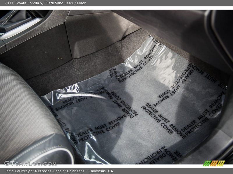 Black Sand Pearl / Black 2014 Toyota Corolla S