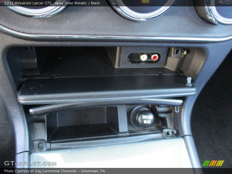 Apex Silver Metallic / Black 2011 Mitsubishi Lancer GTS