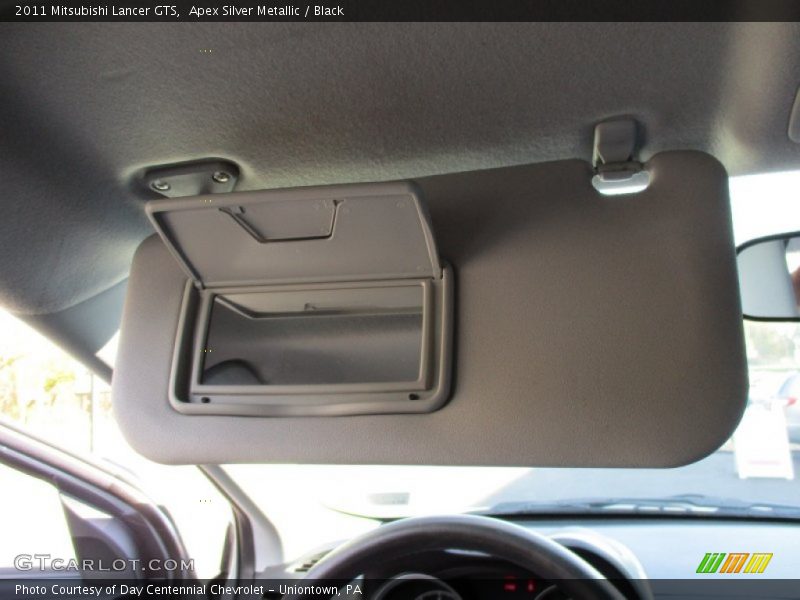 Apex Silver Metallic / Black 2011 Mitsubishi Lancer GTS