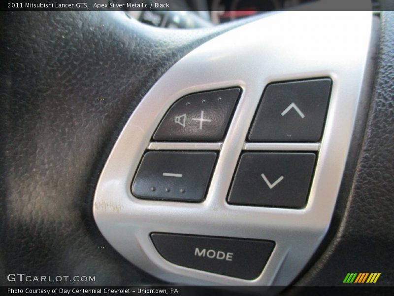Apex Silver Metallic / Black 2011 Mitsubishi Lancer GTS
