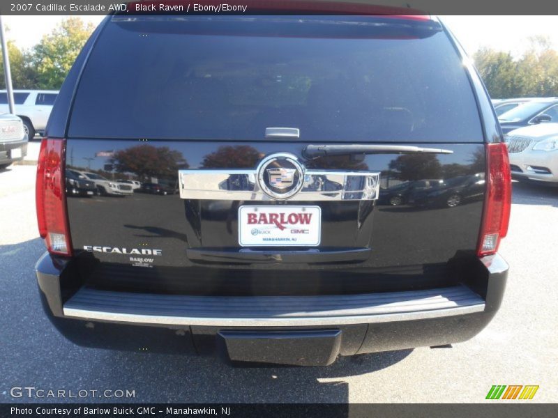 Black Raven / Ebony/Ebony 2007 Cadillac Escalade AWD