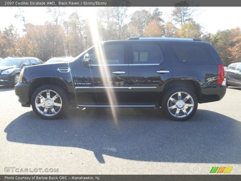 Black Raven / Ebony/Ebony 2007 Cadillac Escalade AWD