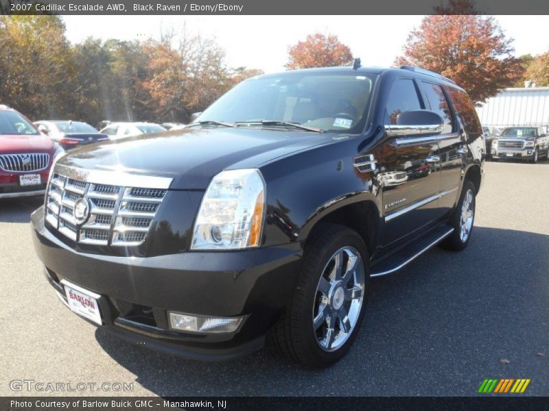 Black Raven / Ebony/Ebony 2007 Cadillac Escalade AWD