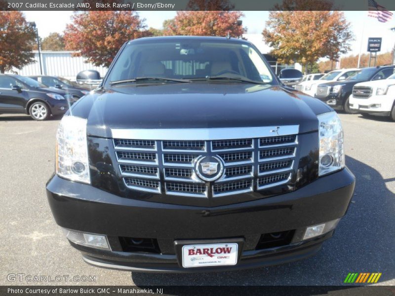 Black Raven / Ebony/Ebony 2007 Cadillac Escalade AWD