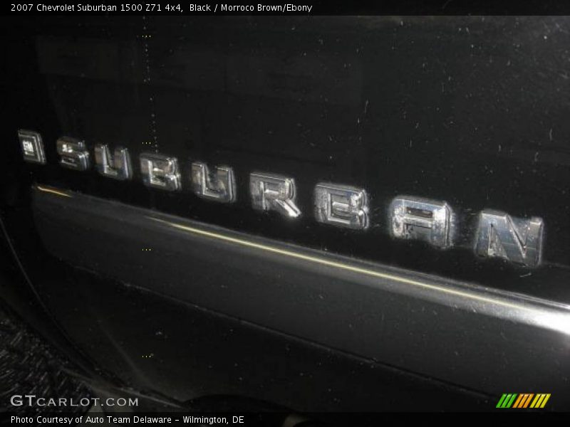 Black / Morroco Brown/Ebony 2007 Chevrolet Suburban 1500 Z71 4x4