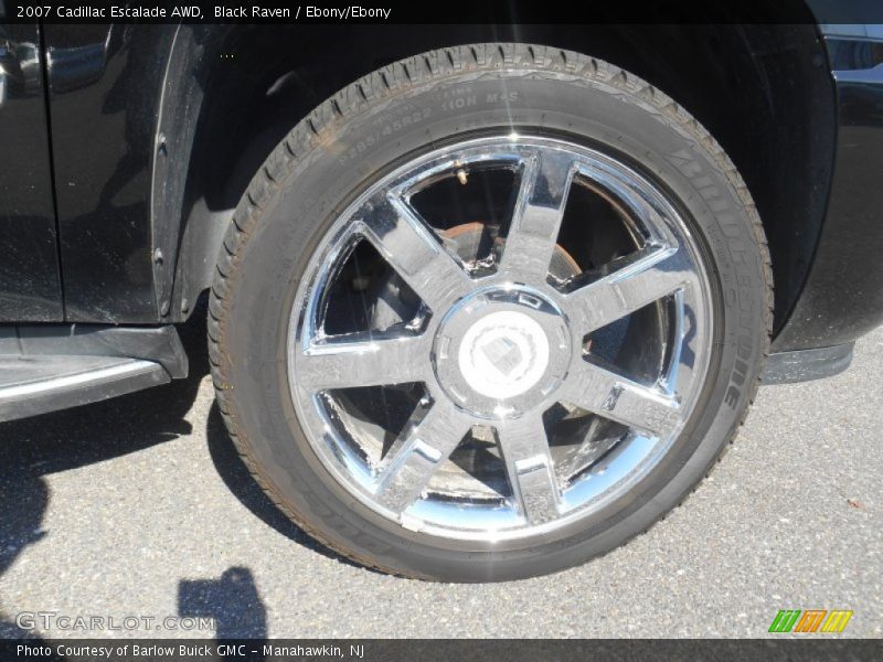 Black Raven / Ebony/Ebony 2007 Cadillac Escalade AWD