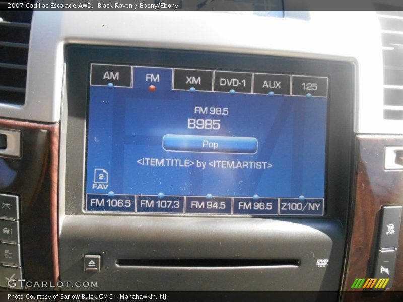 Black Raven / Ebony/Ebony 2007 Cadillac Escalade AWD