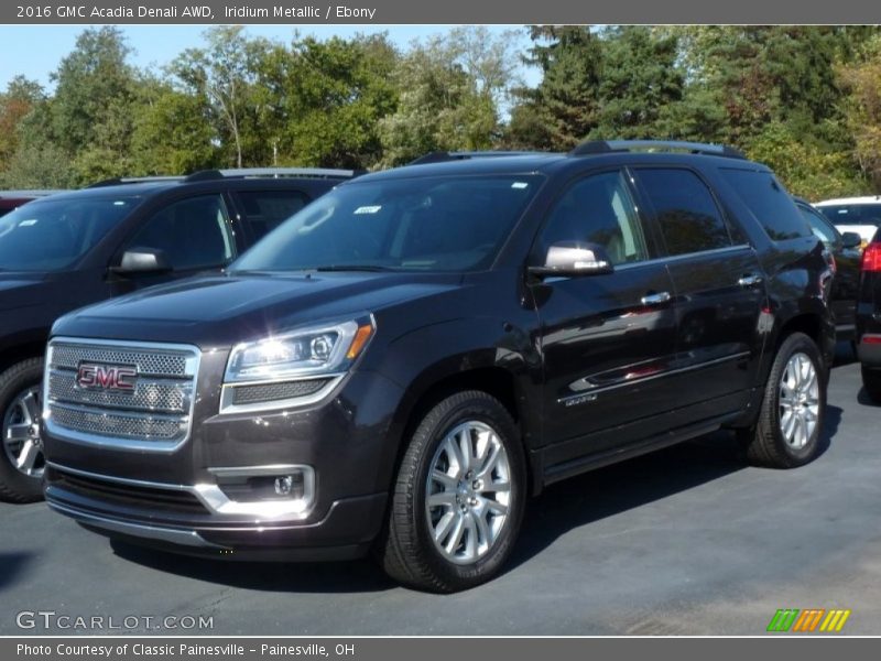Iridium Metallic / Ebony 2016 GMC Acadia Denali AWD