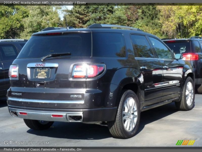 Iridium Metallic / Ebony 2016 GMC Acadia Denali AWD