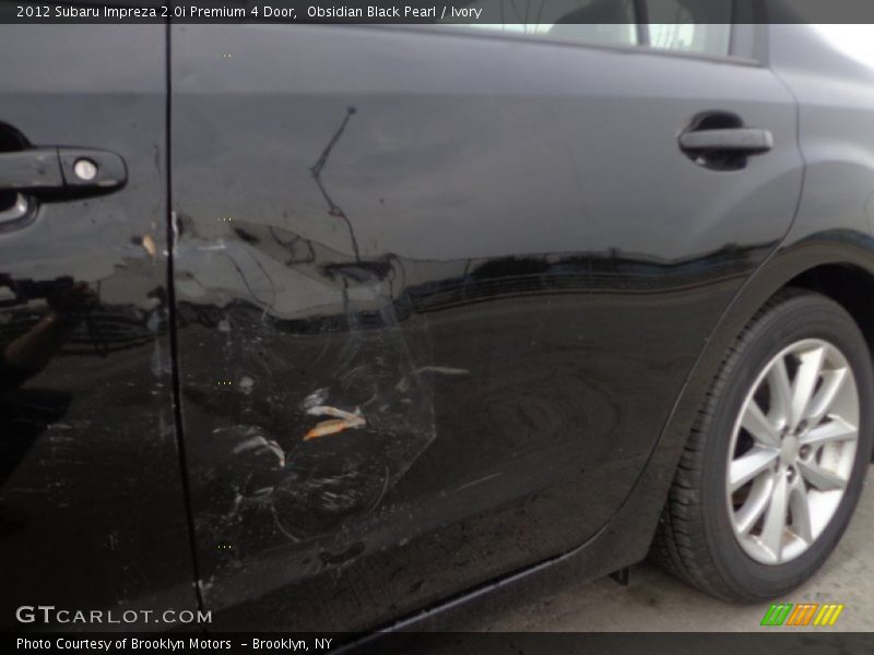 Obsidian Black Pearl / Ivory 2012 Subaru Impreza 2.0i Premium 4 Door