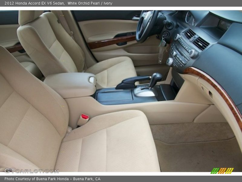 White Orchid Pearl / Ivory 2012 Honda Accord EX V6 Sedan