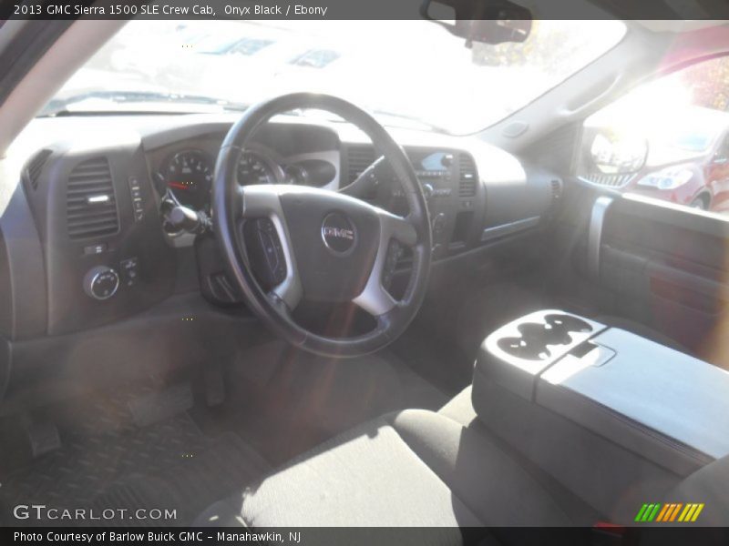 Onyx Black / Ebony 2013 GMC Sierra 1500 SLE Crew Cab