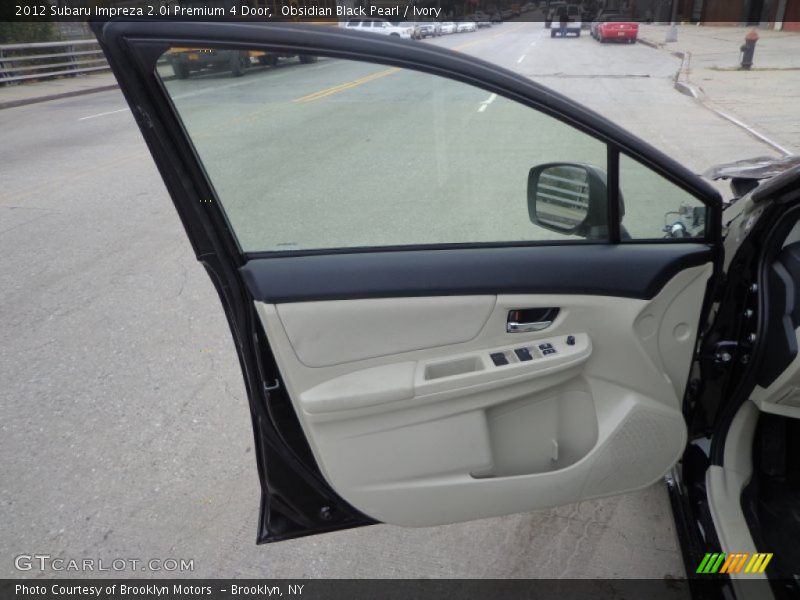 Obsidian Black Pearl / Ivory 2012 Subaru Impreza 2.0i Premium 4 Door