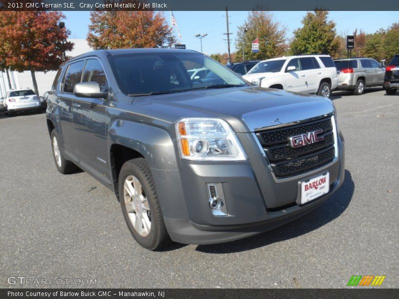Gray Green Metallic / Jet Black 2013 GMC Terrain SLE