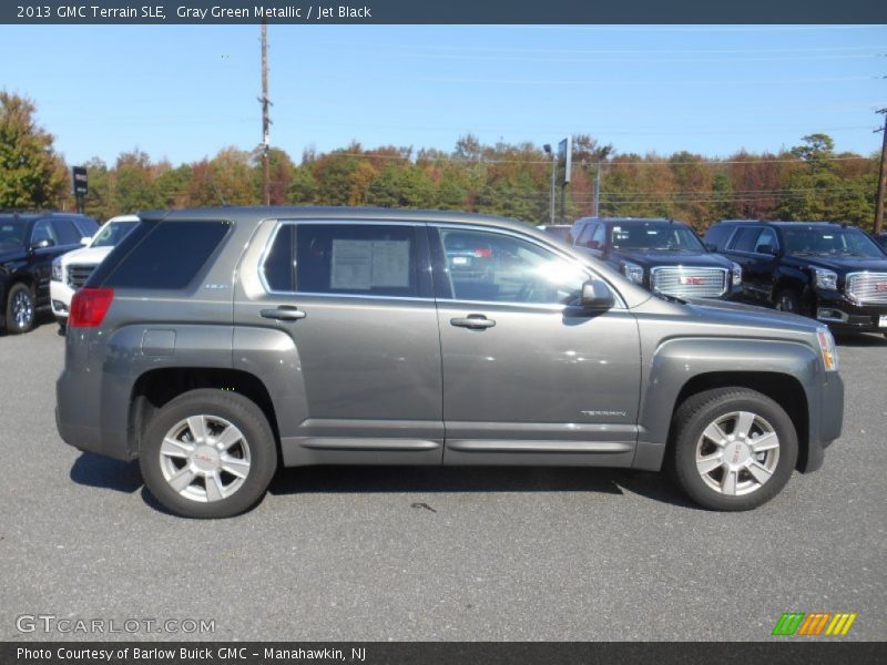 Gray Green Metallic / Jet Black 2013 GMC Terrain SLE