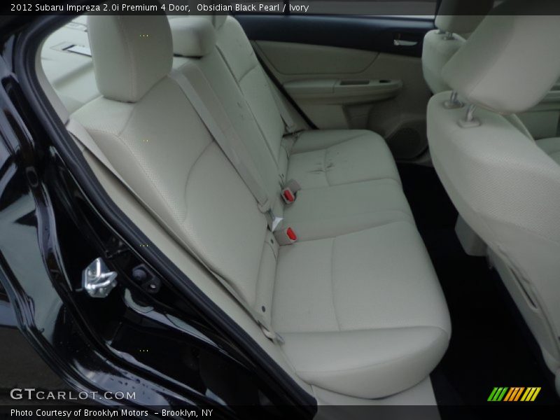 Obsidian Black Pearl / Ivory 2012 Subaru Impreza 2.0i Premium 4 Door
