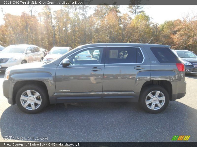 Gray Green Metallic / Jet Black 2013 GMC Terrain SLE
