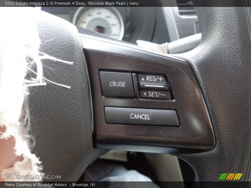 Obsidian Black Pearl / Ivory 2012 Subaru Impreza 2.0i Premium 4 Door