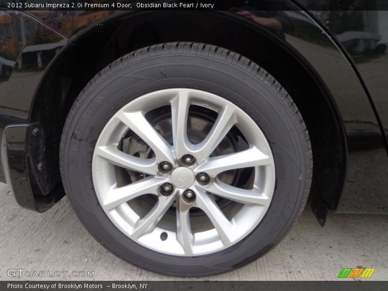 Obsidian Black Pearl / Ivory 2012 Subaru Impreza 2.0i Premium 4 Door