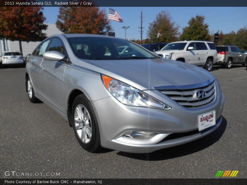 Radiant Silver / Gray 2013 Hyundai Sonata GLS