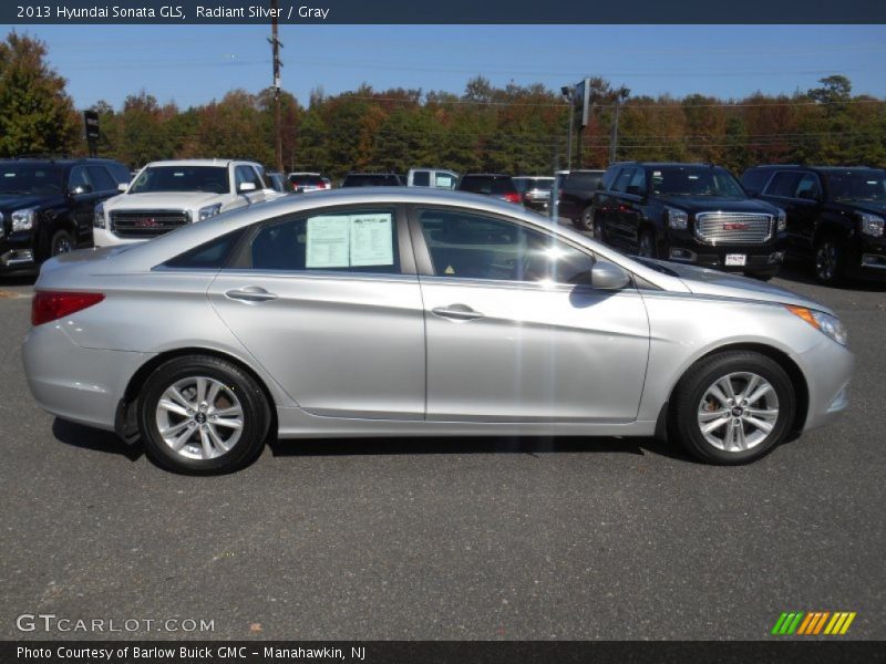 Radiant Silver / Gray 2013 Hyundai Sonata GLS