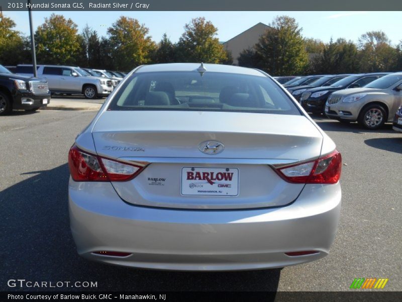 Radiant Silver / Gray 2013 Hyundai Sonata GLS