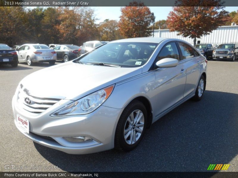 Radiant Silver / Gray 2013 Hyundai Sonata GLS