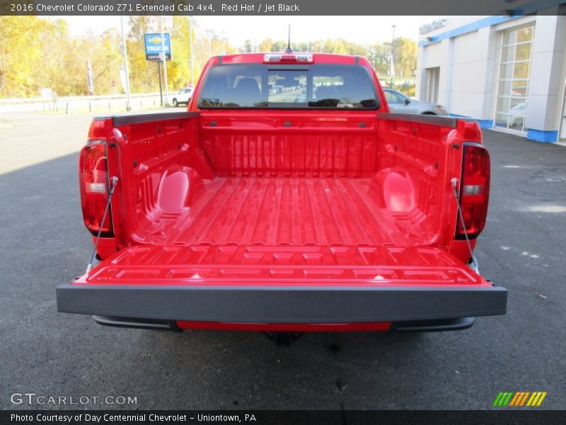 Red Hot / Jet Black 2016 Chevrolet Colorado Z71 Extended Cab 4x4