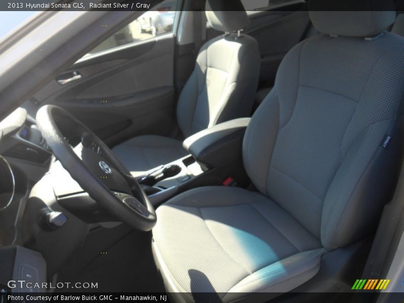 Radiant Silver / Gray 2013 Hyundai Sonata GLS