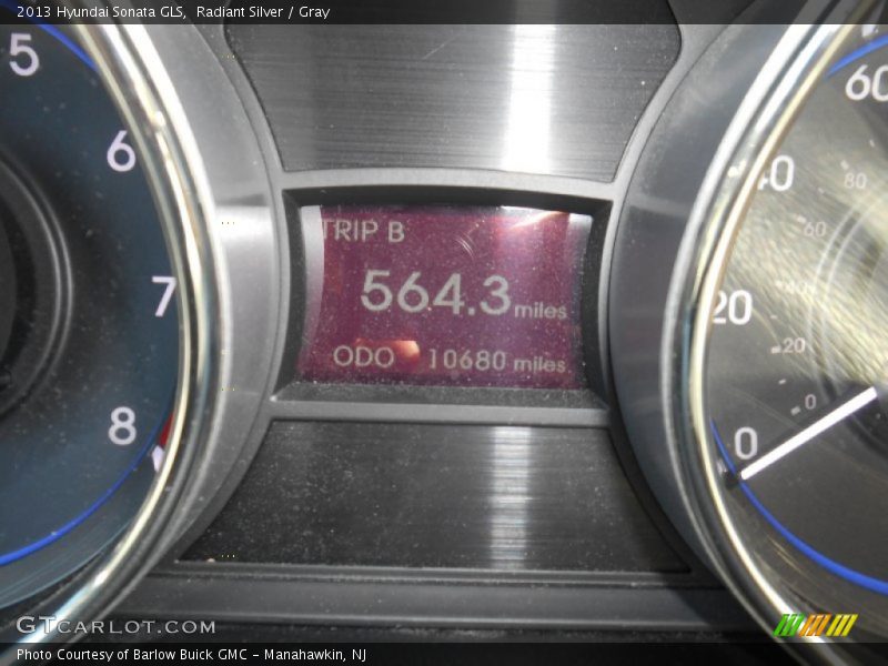 Radiant Silver / Gray 2013 Hyundai Sonata GLS