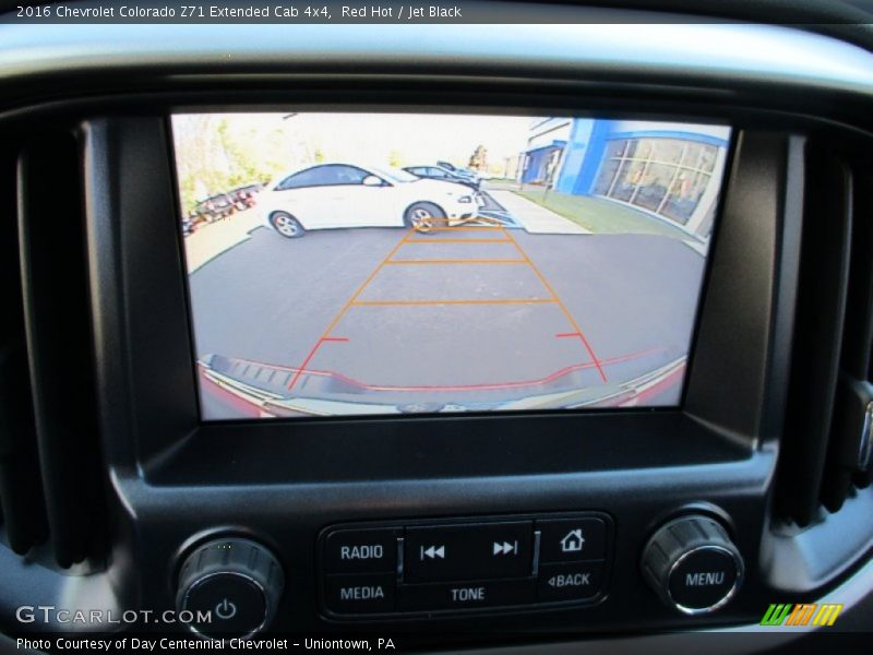 Red Hot / Jet Black 2016 Chevrolet Colorado Z71 Extended Cab 4x4