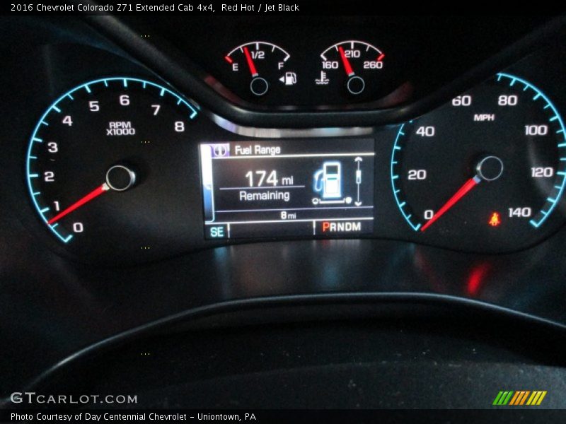  2016 Colorado Z71 Extended Cab 4x4 Z71 Extended Cab 4x4 Gauges