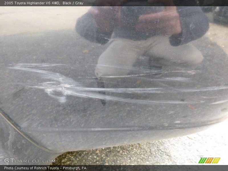 Black / Gray 2005 Toyota Highlander V6 4WD