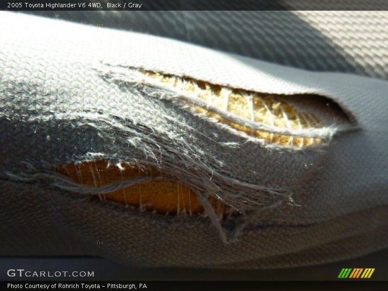 Black / Gray 2005 Toyota Highlander V6 4WD