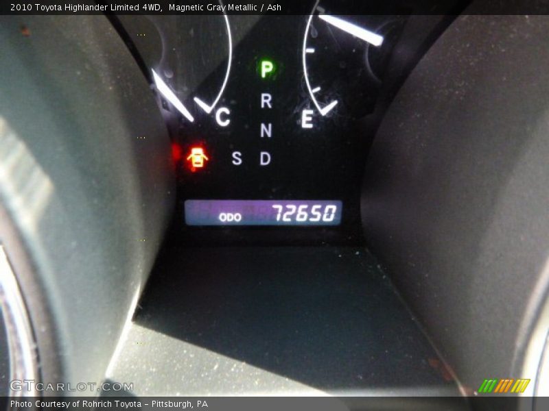 Magnetic Gray Metallic / Ash 2010 Toyota Highlander Limited 4WD