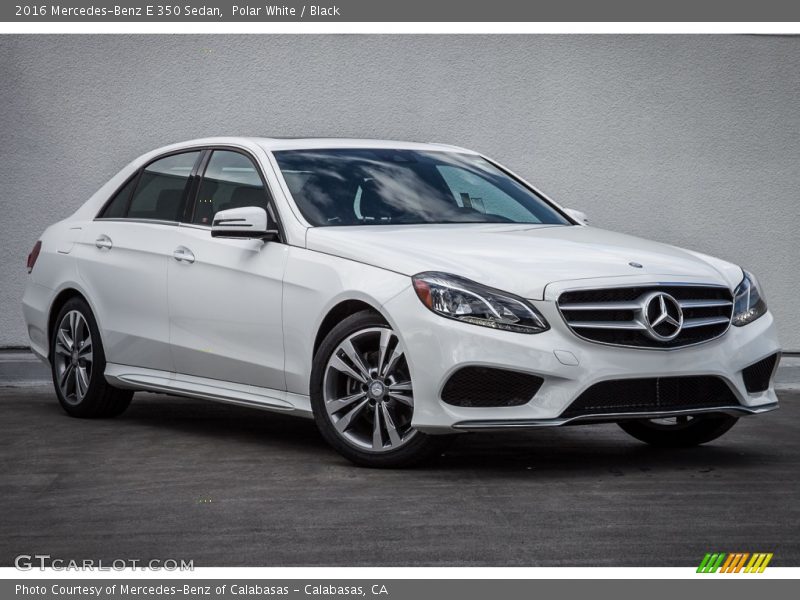 Front 3/4 View of 2016 E 350 Sedan