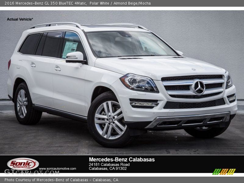 Polar White / Almond Beige/Mocha 2016 Mercedes-Benz GL 350 BlueTEC 4Matic