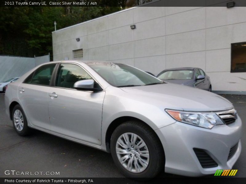 Classic Silver Metallic / Ash 2013 Toyota Camry LE